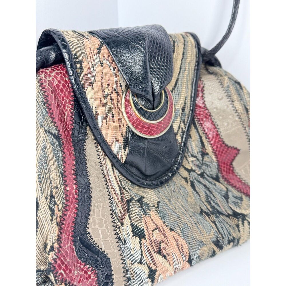 Vintage Dover Floral Tapestry Shoulder Bag Boho Purse Y2K - Picture 3 of 11